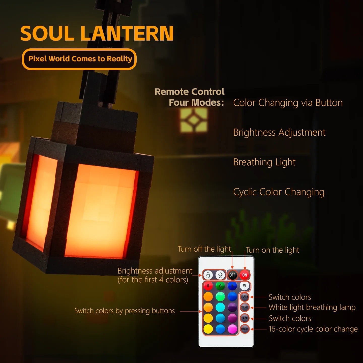 Pixel-Style Night Light,