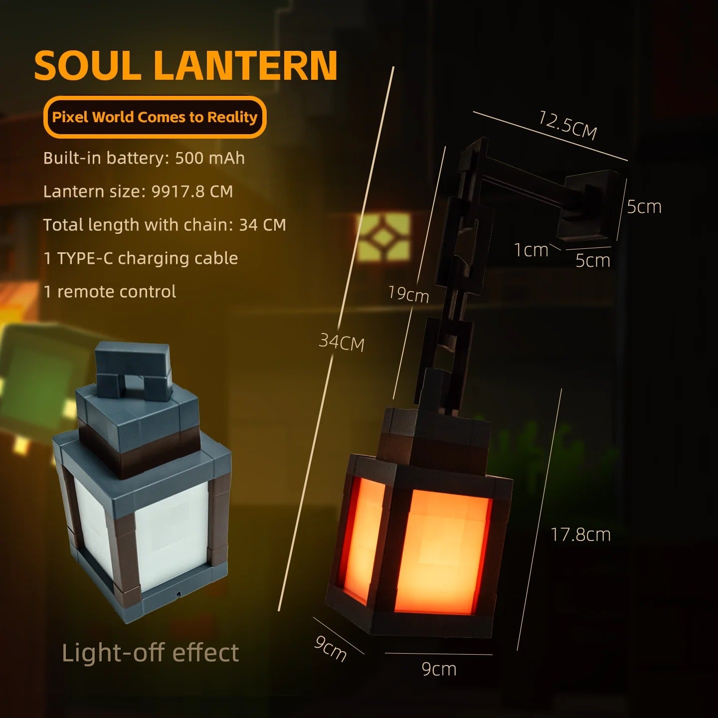 Pixel-Style Night Light,